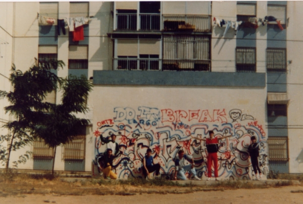 Freeze Rockers, "Primer grafiti en Sevilla",1984